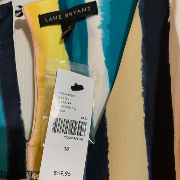 NWT Lane Bryant colorful top - Picture 4 of 5
